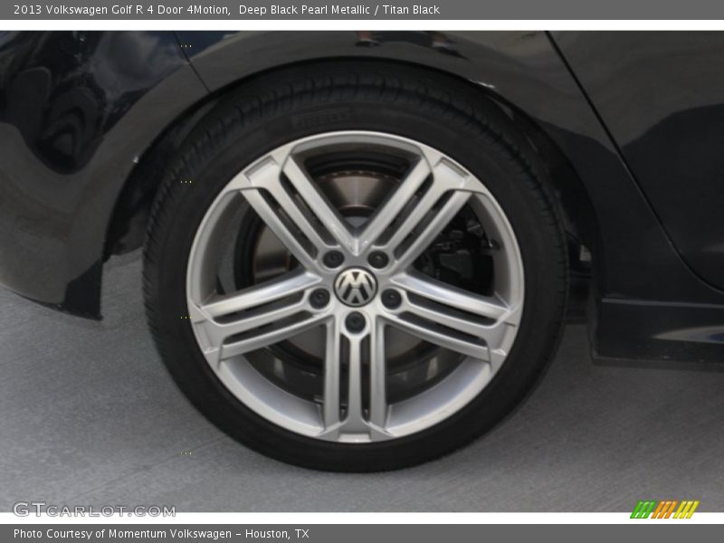 Deep Black Pearl Metallic / Titan Black 2013 Volkswagen Golf R 4 Door 4Motion