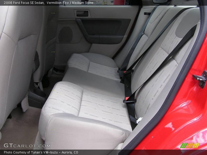 Vermillion Red / Medium Stone 2008 Ford Focus SE Sedan