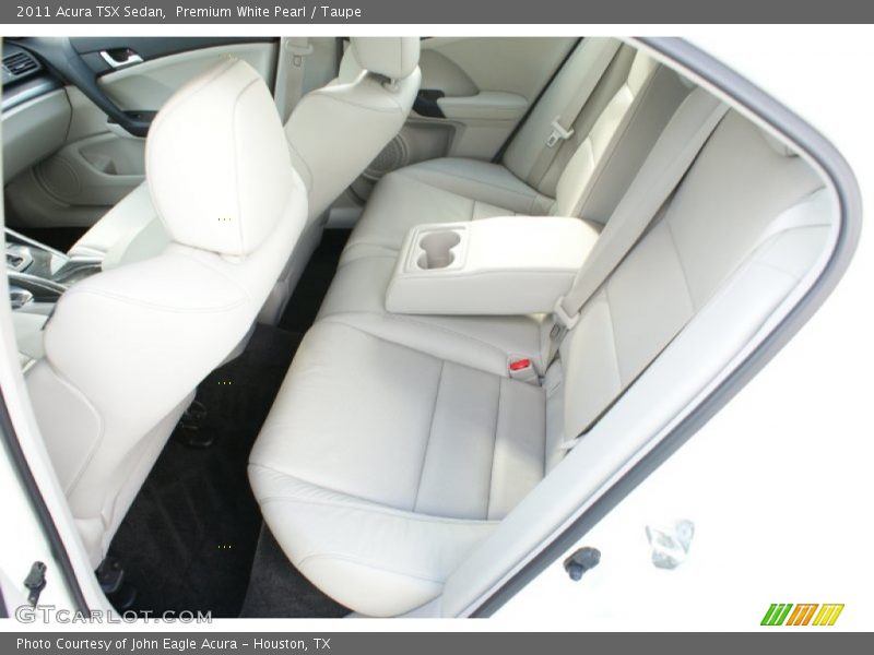 Premium White Pearl / Taupe 2011 Acura TSX Sedan
