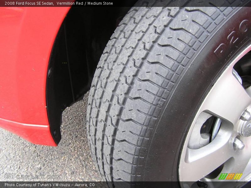 Vermillion Red / Medium Stone 2008 Ford Focus SE Sedan