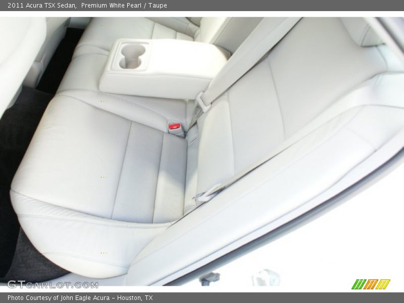 Premium White Pearl / Taupe 2011 Acura TSX Sedan