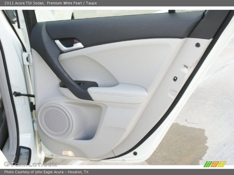 Premium White Pearl / Taupe 2011 Acura TSX Sedan