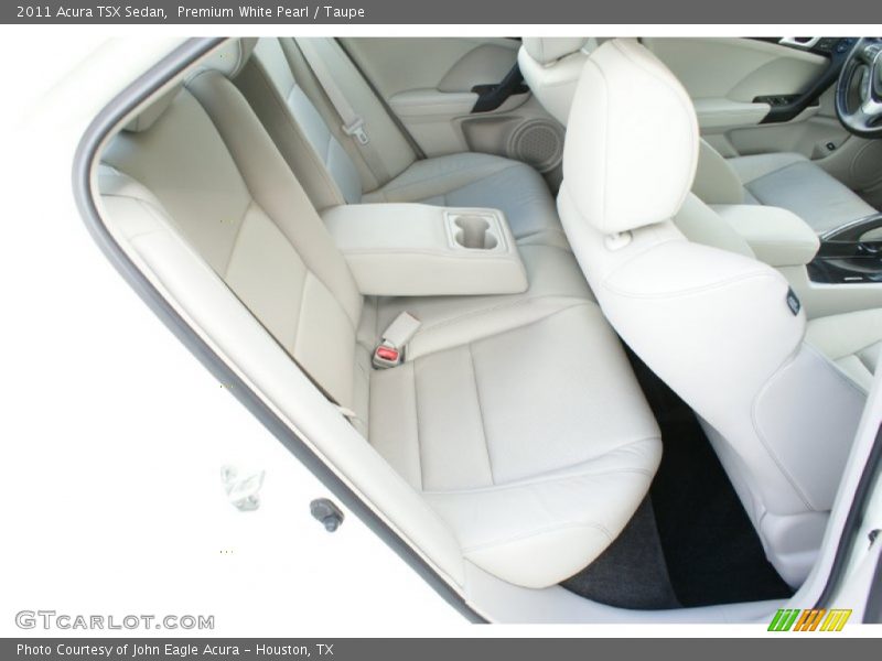 Premium White Pearl / Taupe 2011 Acura TSX Sedan