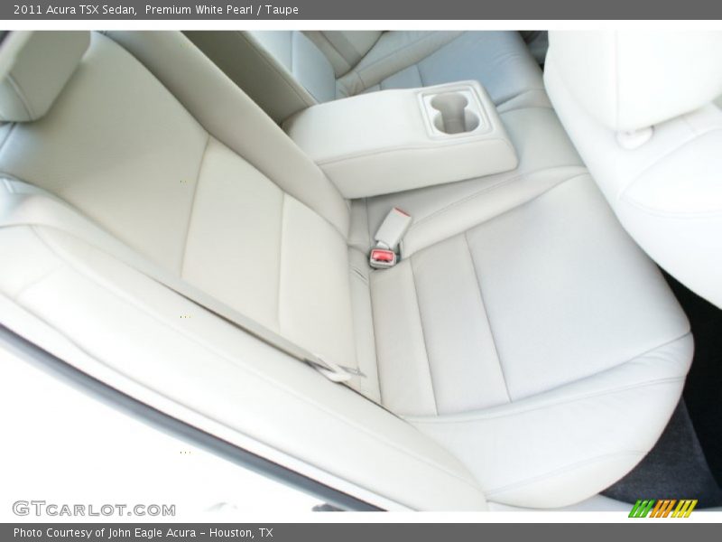 Premium White Pearl / Taupe 2011 Acura TSX Sedan