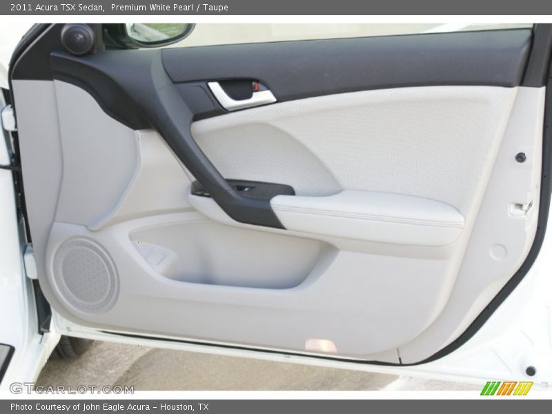 Premium White Pearl / Taupe 2011 Acura TSX Sedan