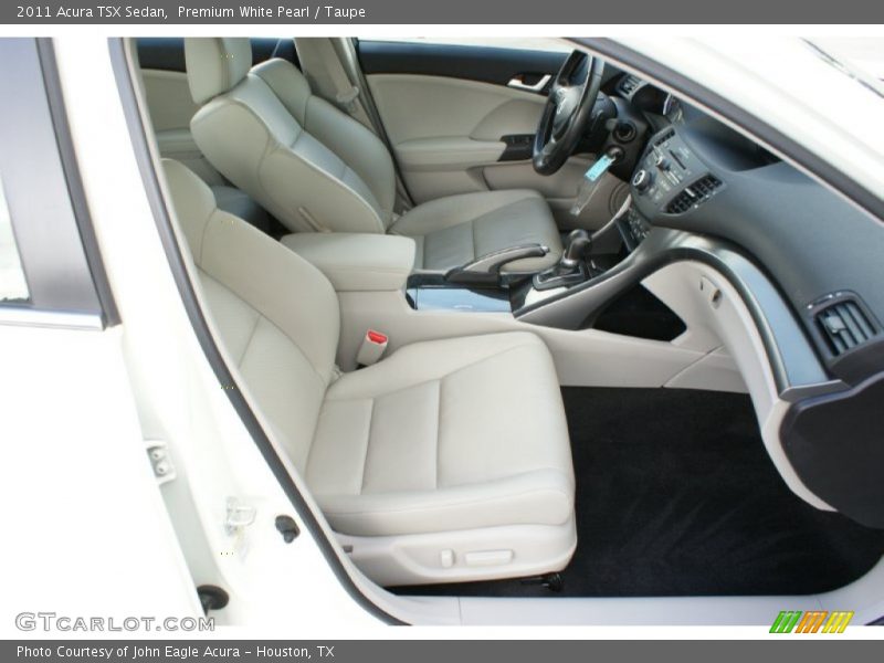 Premium White Pearl / Taupe 2011 Acura TSX Sedan