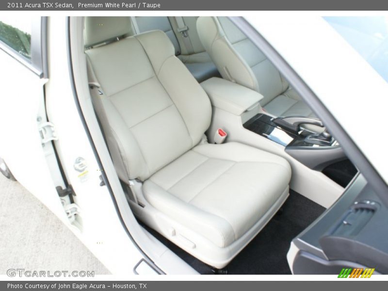 Premium White Pearl / Taupe 2011 Acura TSX Sedan