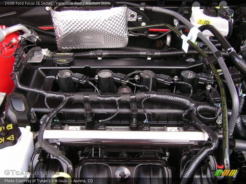 Vermillion Red / Medium Stone 2008 Ford Focus SE Sedan