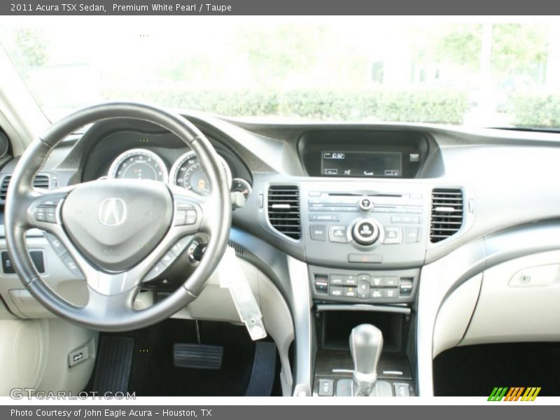 Premium White Pearl / Taupe 2011 Acura TSX Sedan