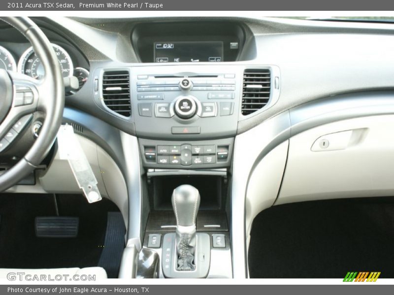 Premium White Pearl / Taupe 2011 Acura TSX Sedan