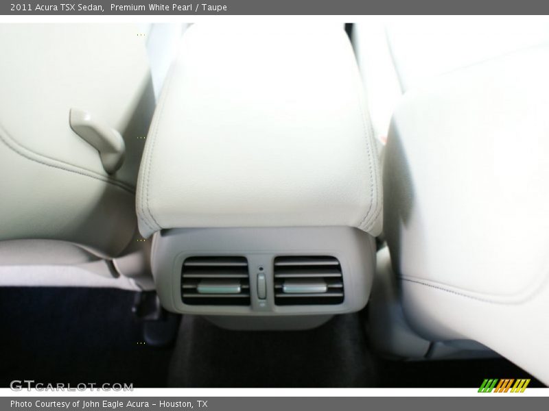 Premium White Pearl / Taupe 2011 Acura TSX Sedan