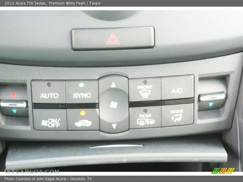 Premium White Pearl / Taupe 2011 Acura TSX Sedan