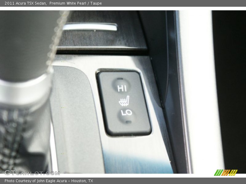 Premium White Pearl / Taupe 2011 Acura TSX Sedan