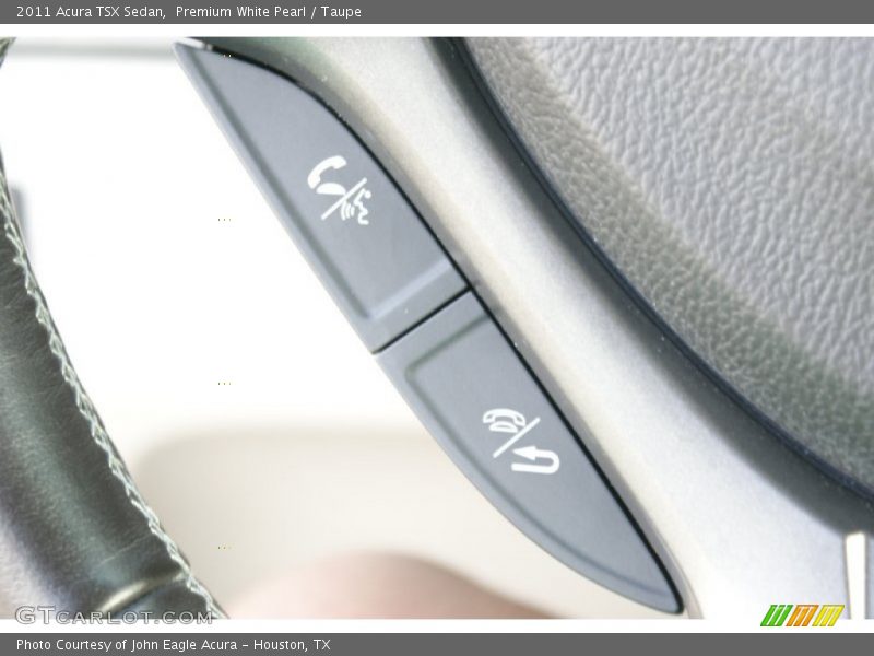 Premium White Pearl / Taupe 2011 Acura TSX Sedan