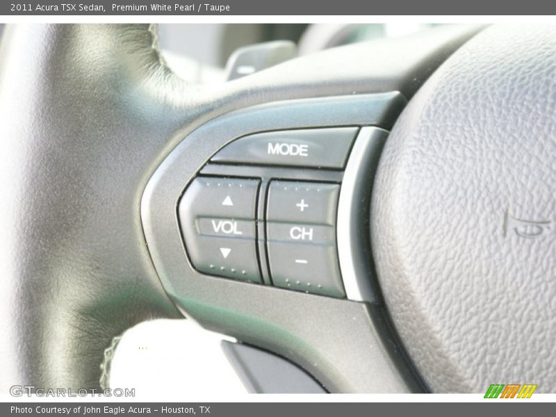 Premium White Pearl / Taupe 2011 Acura TSX Sedan