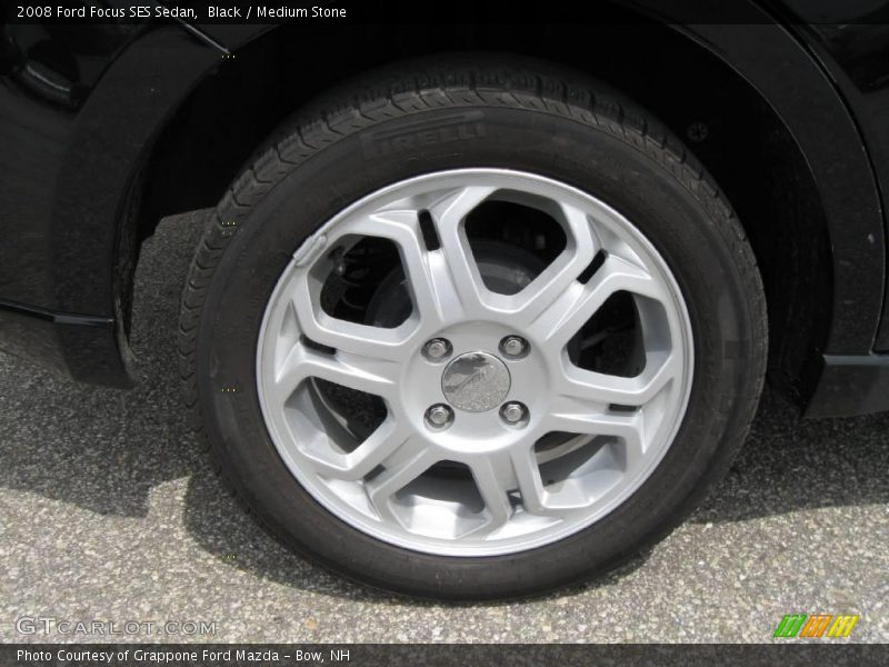 Black / Medium Stone 2008 Ford Focus SES Sedan