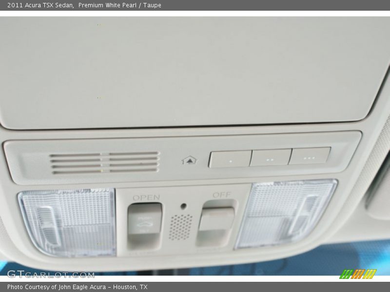 Premium White Pearl / Taupe 2011 Acura TSX Sedan