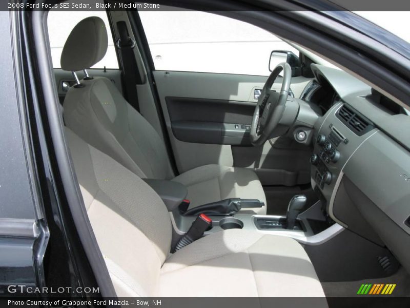 Black / Medium Stone 2008 Ford Focus SES Sedan