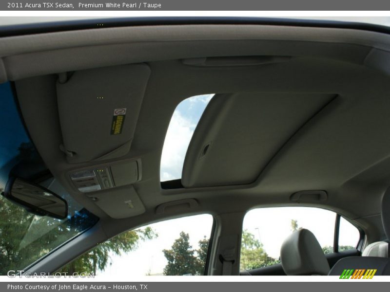 Premium White Pearl / Taupe 2011 Acura TSX Sedan