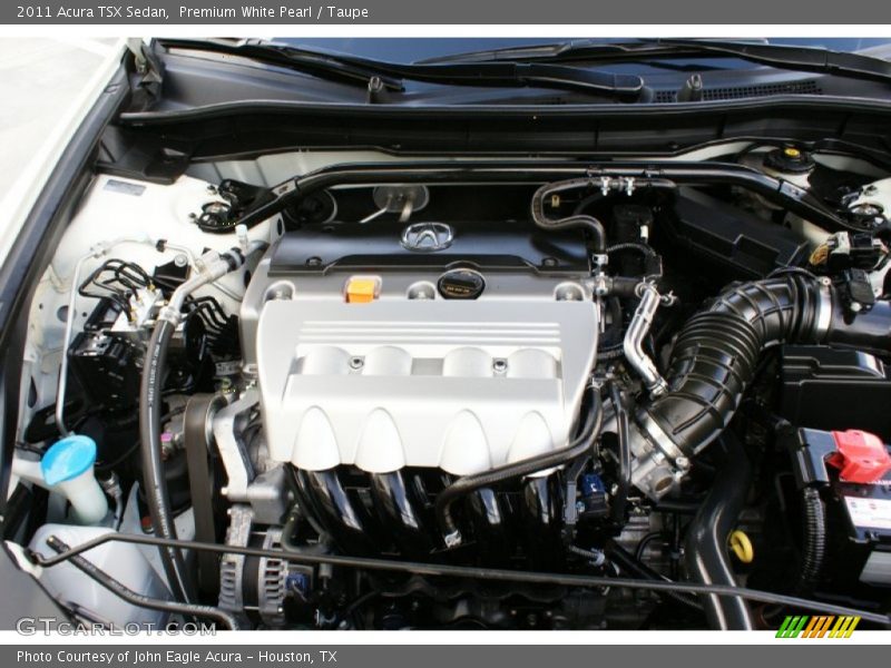 Premium White Pearl / Taupe 2011 Acura TSX Sedan
