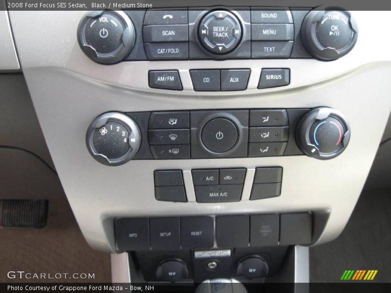 Black / Medium Stone 2008 Ford Focus SES Sedan