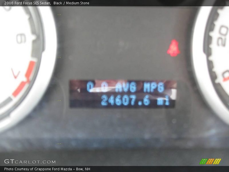 Black / Medium Stone 2008 Ford Focus SES Sedan