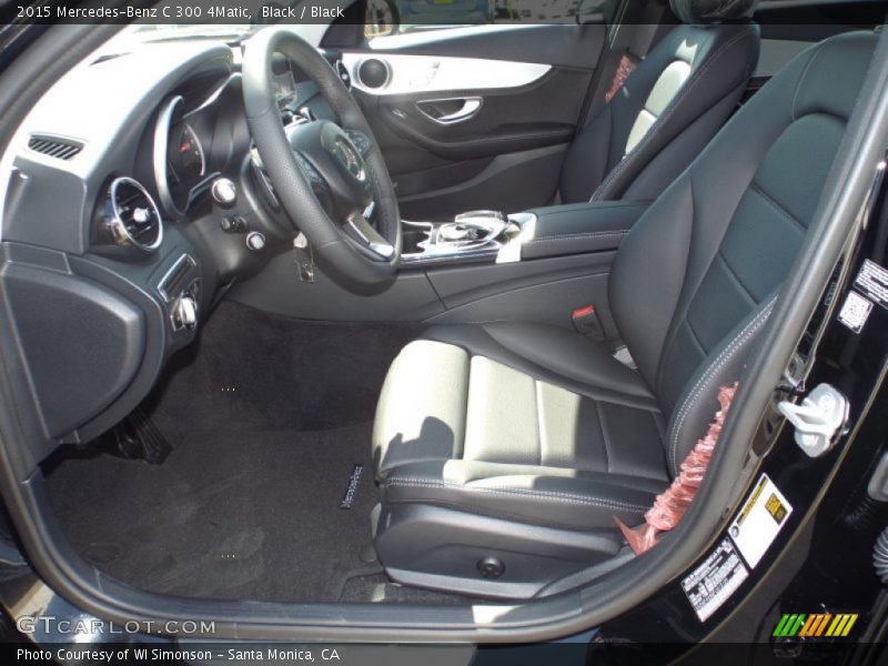 Black / Black 2015 Mercedes-Benz C 300 4Matic
