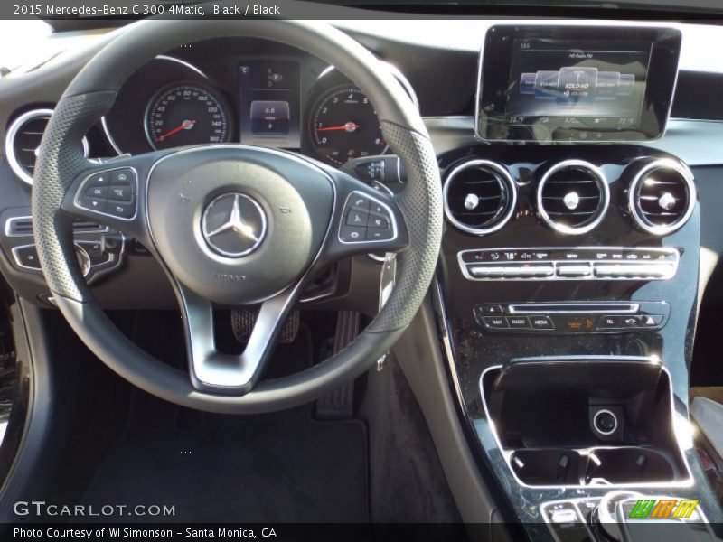 Black / Black 2015 Mercedes-Benz C 300 4Matic