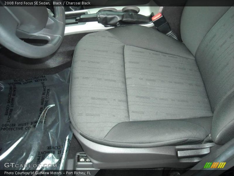 Black / Charcoal Black 2008 Ford Focus SE Sedan