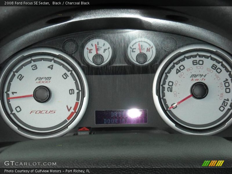 Black / Charcoal Black 2008 Ford Focus SE Sedan