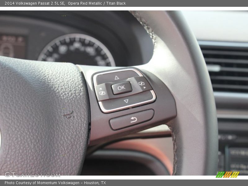 Opera Red Metallic / Titan Black 2014 Volkswagen Passat 2.5L SE