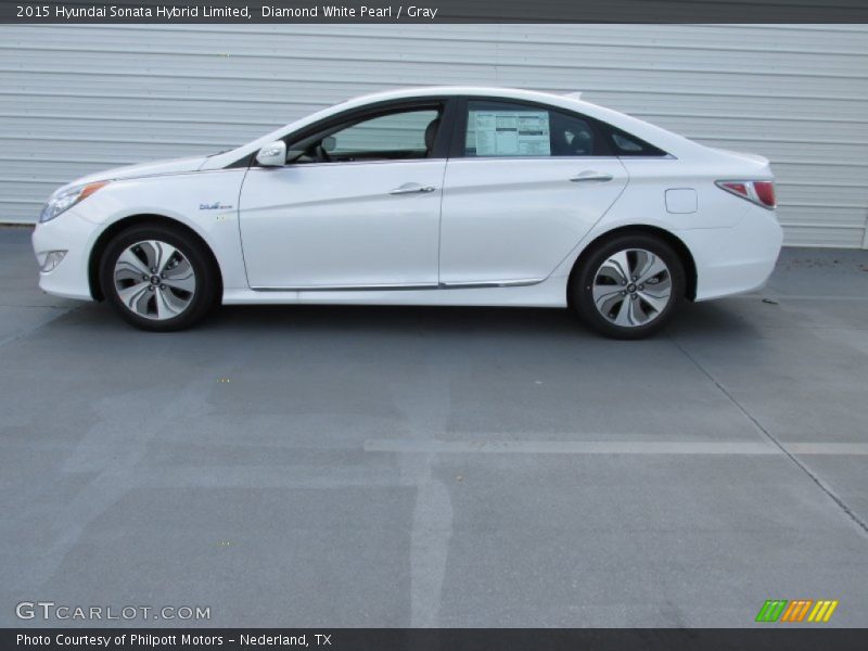  2015 Sonata Hybrid Limited Diamond White Pearl