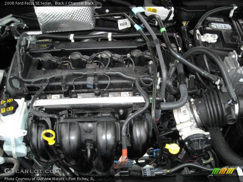 Black / Charcoal Black 2008 Ford Focus SE Sedan