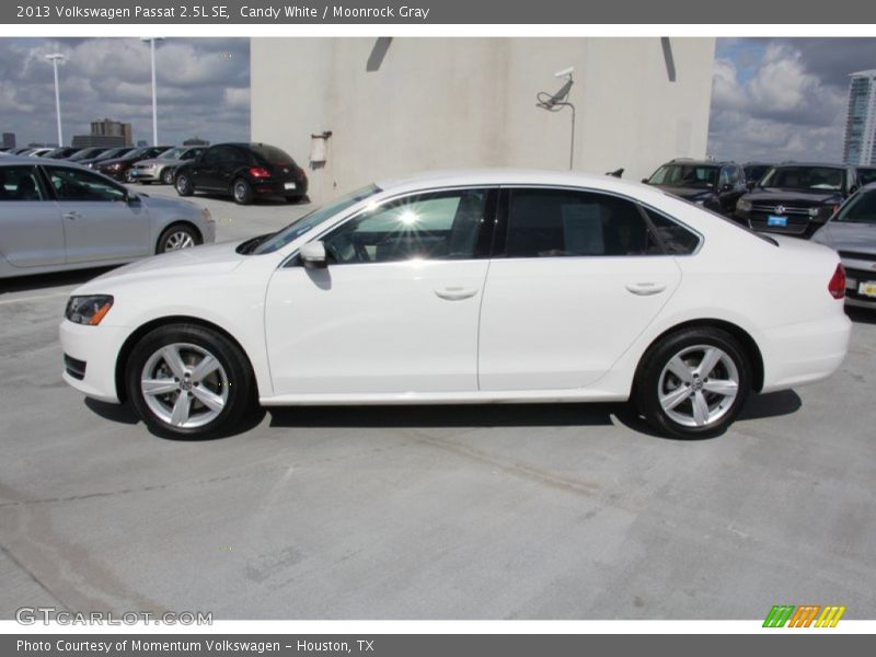 Candy White / Moonrock Gray 2013 Volkswagen Passat 2.5L SE