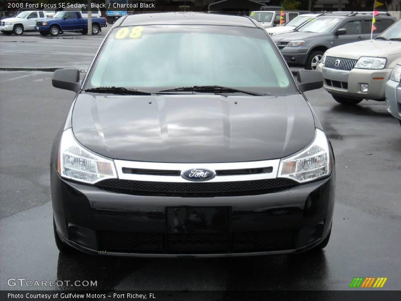Black / Charcoal Black 2008 Ford Focus SE Sedan