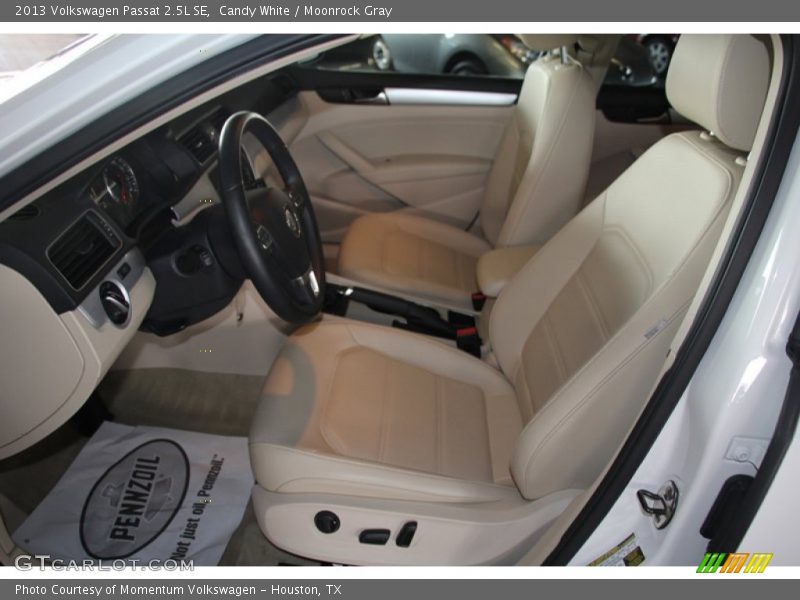 Candy White / Moonrock Gray 2013 Volkswagen Passat 2.5L SE