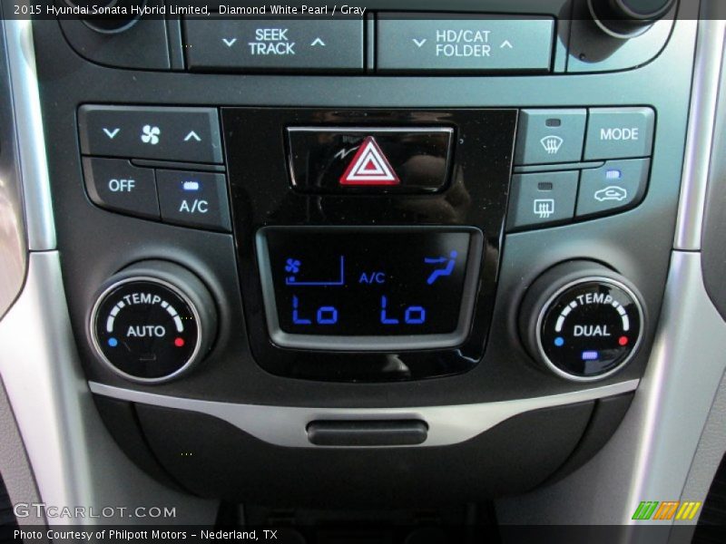 Controls of 2015 Sonata Hybrid Limited