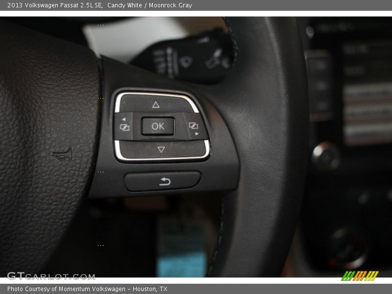 Candy White / Moonrock Gray 2013 Volkswagen Passat 2.5L SE