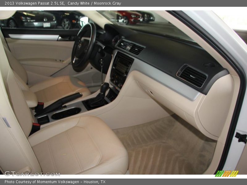 Candy White / Moonrock Gray 2013 Volkswagen Passat 2.5L SE