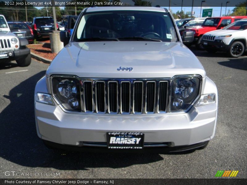Bright Silver Metallic / Dark Slate Gray 2012 Jeep Liberty Jet 4x4