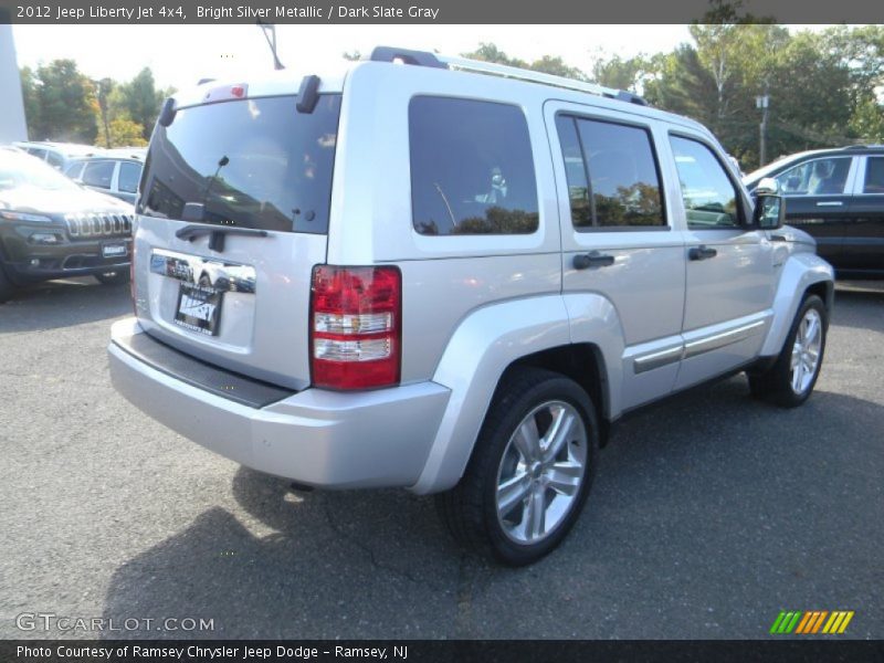 Bright Silver Metallic / Dark Slate Gray 2012 Jeep Liberty Jet 4x4