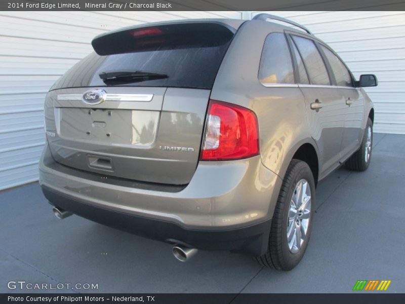 Mineral Gray / Charcoal Black 2014 Ford Edge Limited