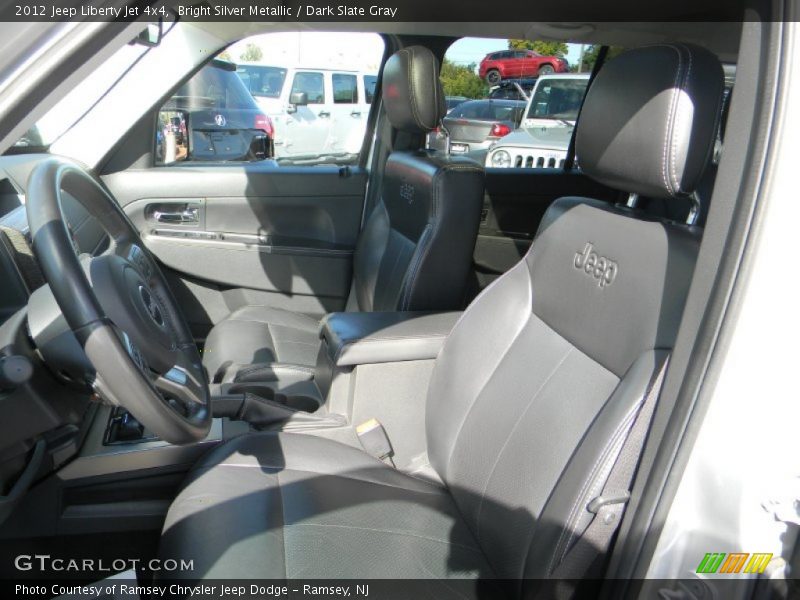 Bright Silver Metallic / Dark Slate Gray 2012 Jeep Liberty Jet 4x4