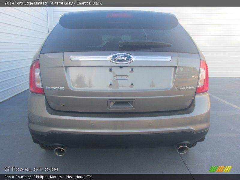 Mineral Gray / Charcoal Black 2014 Ford Edge Limited