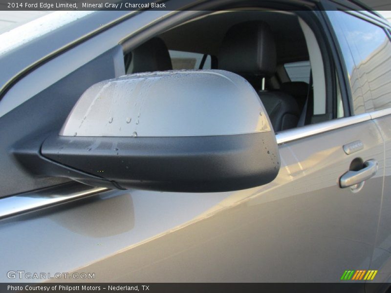 Mineral Gray / Charcoal Black 2014 Ford Edge Limited