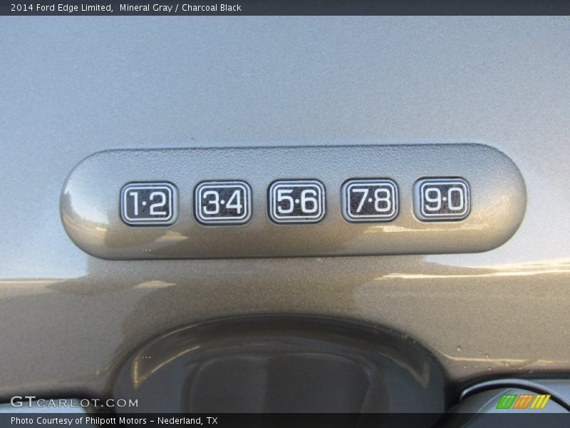 Mineral Gray / Charcoal Black 2014 Ford Edge Limited