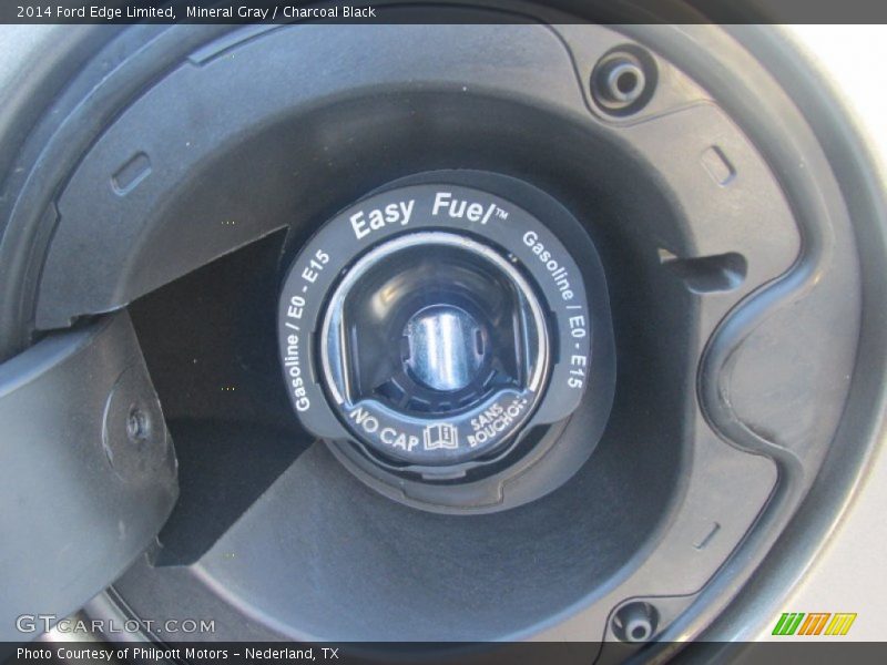 Mineral Gray / Charcoal Black 2014 Ford Edge Limited