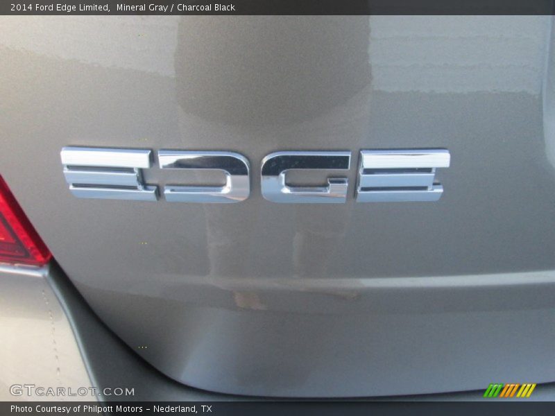 Mineral Gray / Charcoal Black 2014 Ford Edge Limited