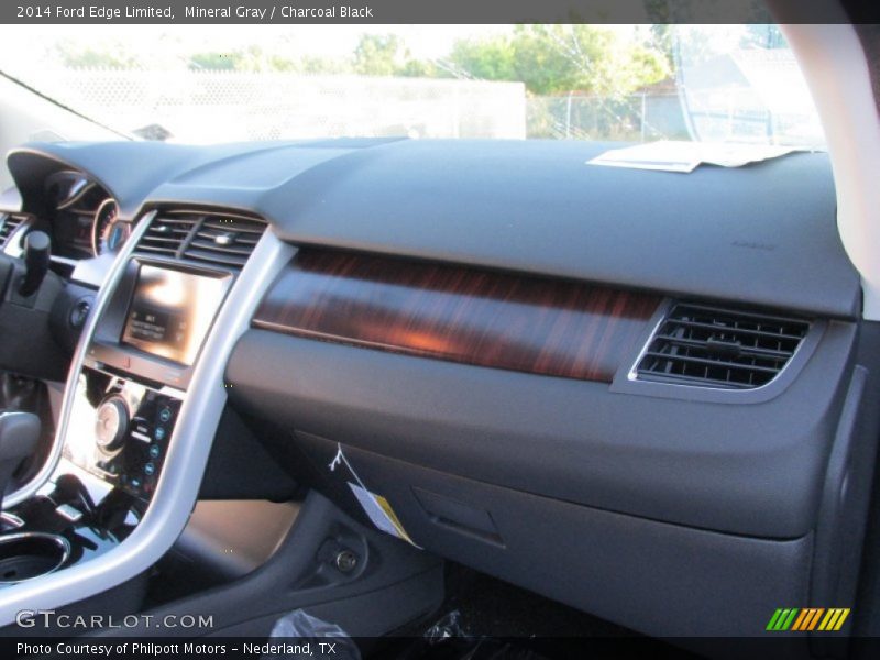 Mineral Gray / Charcoal Black 2014 Ford Edge Limited