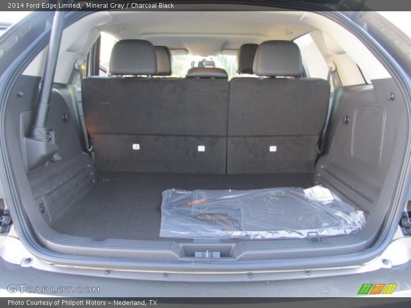 Mineral Gray / Charcoal Black 2014 Ford Edge Limited